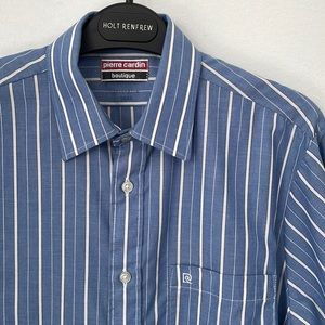Pierre Cardin Striped Button Down Shirt